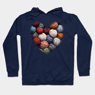 Yarn heart Valentine Hoodie